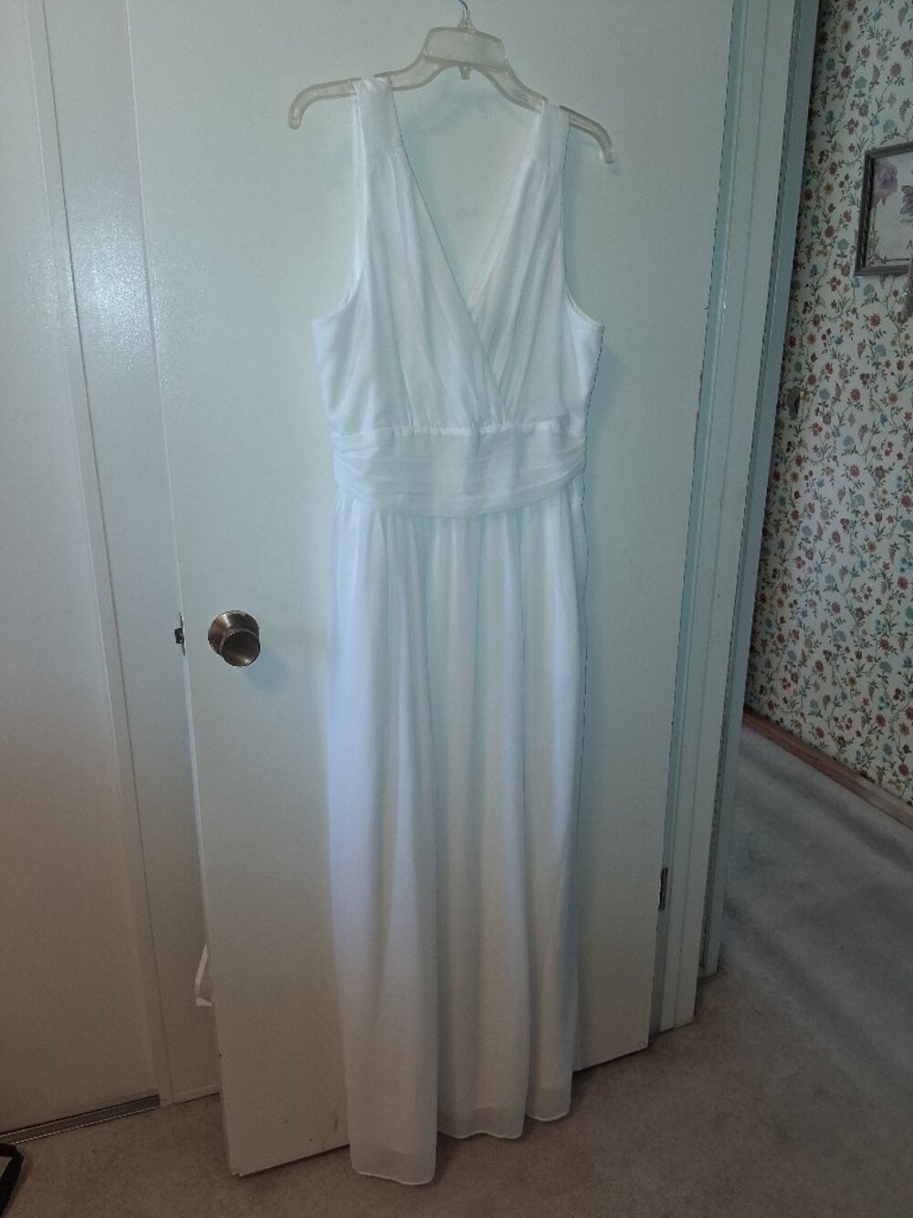 Modcloth Maxi White Dress, 12, NWT